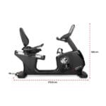 Gymstick - PRO20.0 Recumbent Bike mått