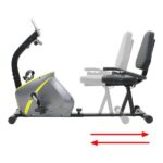 vidaXL - Liggande motionscykel horisontell sadeljustering
